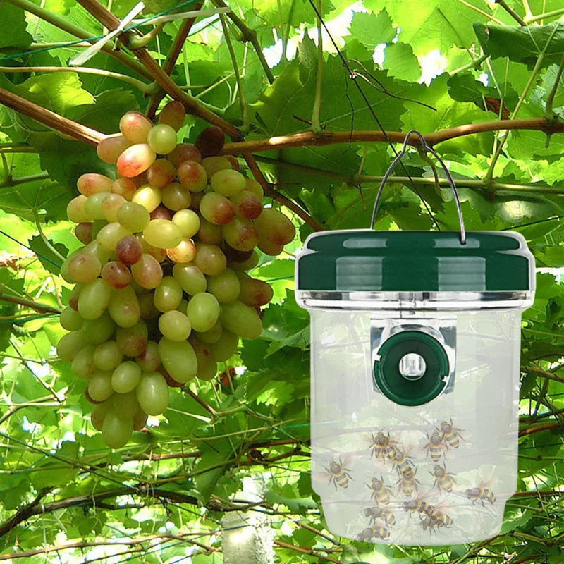 Solar LED Gardening Fly Trap Insect Trap Drosophila Fruit Fly Wasp Non-Toxic Insect Repellents Garden Park Insect Catcher Tool