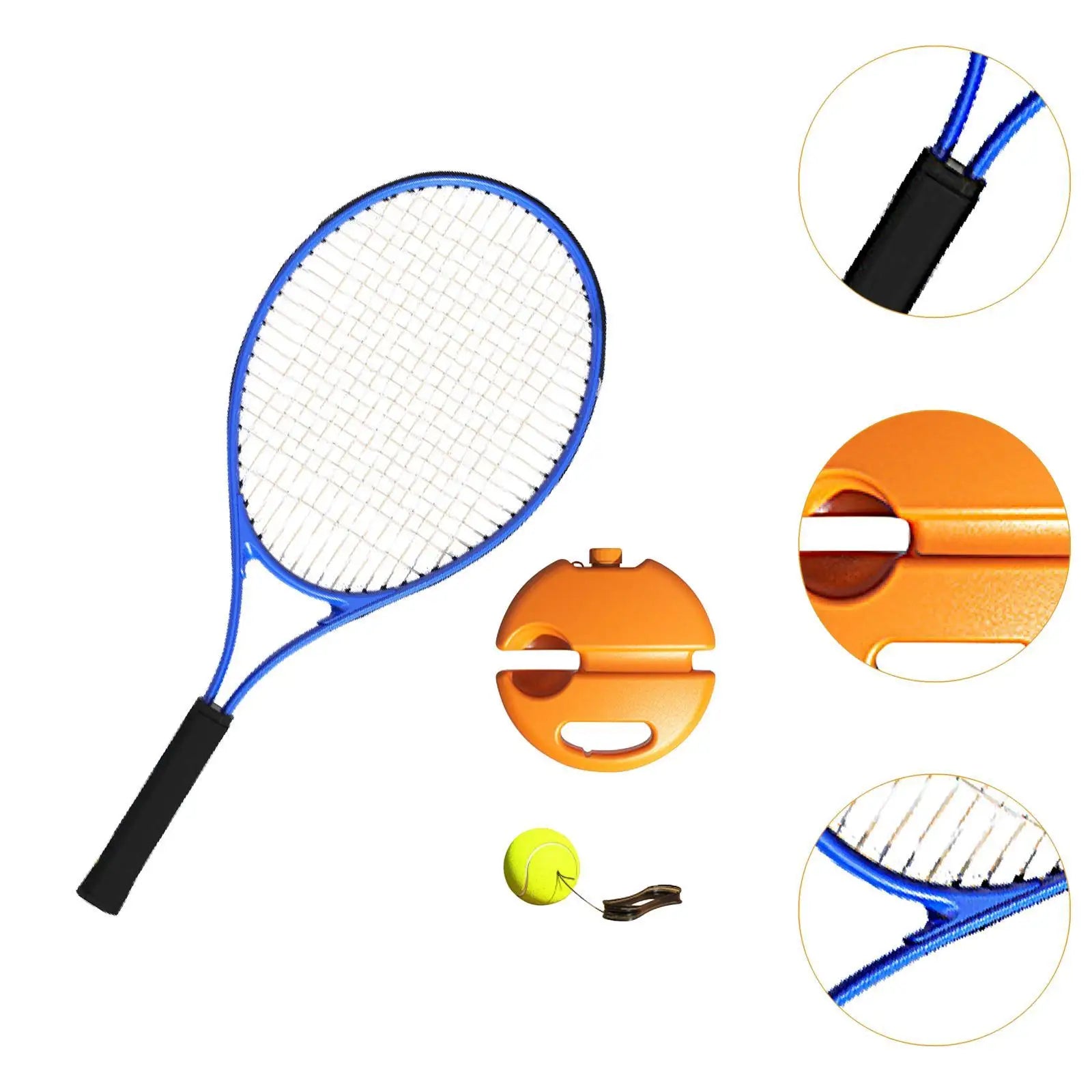 Solo Tennis Trainer Tool Adult Equipment Beginners Lightweight Tennis Training Device for Park Backyard Garden Exercise Indoor